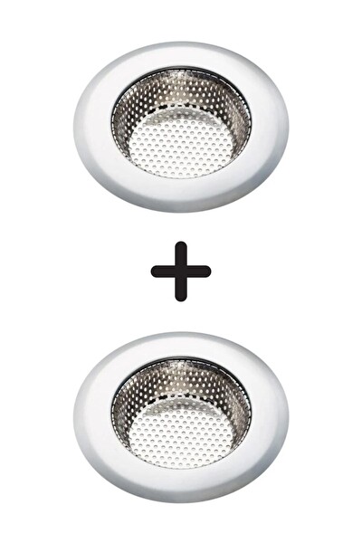 Mithra Life MIT1357 Büyük Boy Paslanmaz Çelik 11.5 CM Lavabo Süzgeci - 2 Adet
