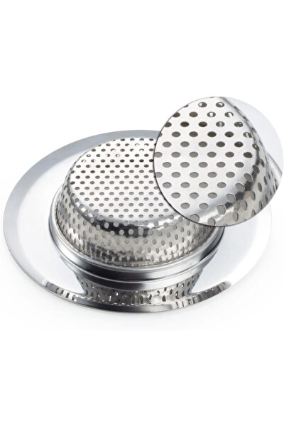 Mithra Life MIT1357 Büyük Boy Paslanmaz Çelik 11.5 CM Lavabo Süzgeci - 2 Adet