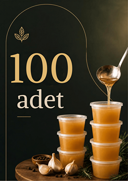 Mithra Life MIT1370 120 ML Sızdırmaz Mini Saklama Kabı Sosluk Buzluk Kabı - 100 Adet