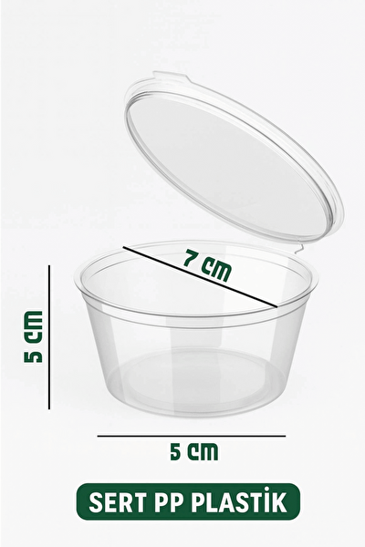 Mithra Life MIT1367 120 ML Sızdırmaz Mini Saklama Kabı Sosluk Buzluk Kabı - 1 Adet