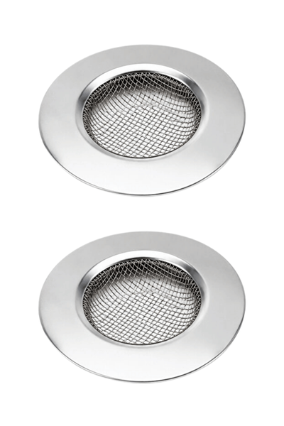 Mithra Life Küçük Boy Paslanmaz Çelik Lavabo Süzgeci 7.5 CM 2 Adet MIT1372