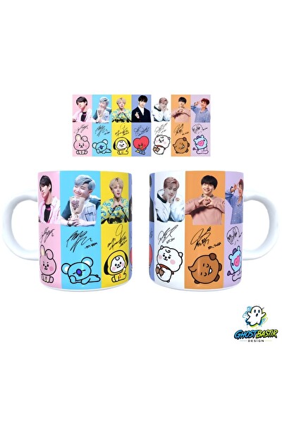 Ghostbastır Design BTS Kupa Bardak - 1 Adet K0524