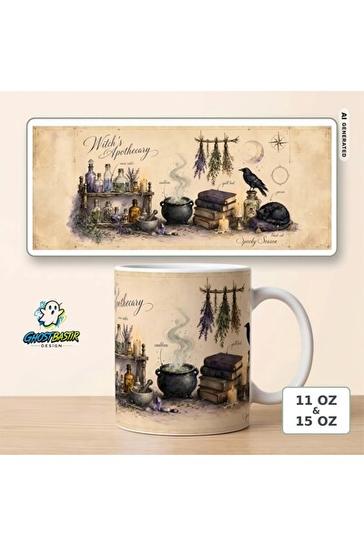Ghostbastır Design Cadılar Bayramı Kupa Bardak - 1 Adet K0529