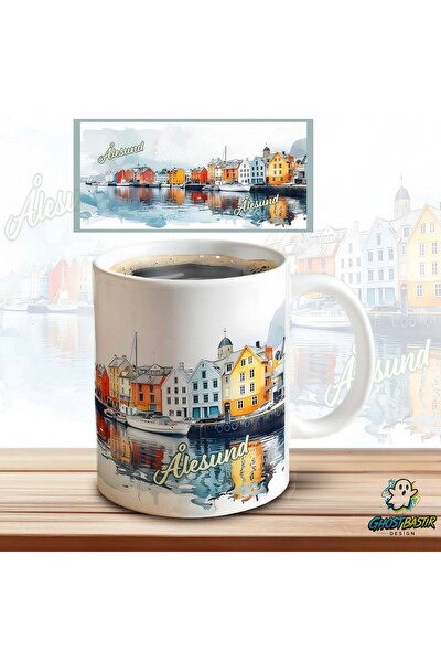 Ghostbastır Design Alesund Kupa Bardak - 1 Adet K0502