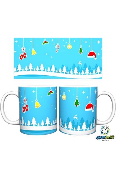 Ghostbastır Design Noel | Yılbaşı Kupa Bardak - 1 Adet K0626