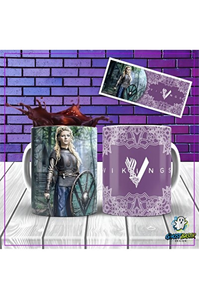 Ghostbastır Design Vikingler Kupa Bardak - 1 Adet K0449