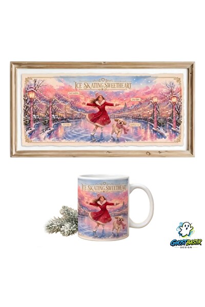 Ghostbastır Design Buz Pateni Sevgisi Kupa Bardak - 1 Adet K0525