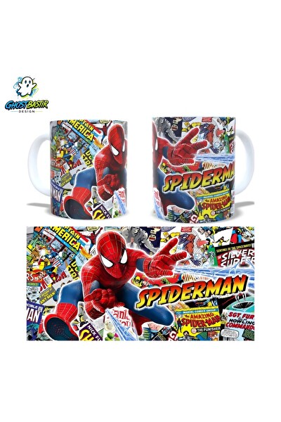 Ghostbastır Design Spider-man Kupa Bardak - 1 Adet K0650
