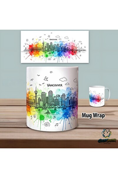 Ghostbastır Design Vancouver Kupa Bardak - 1 Adet K06713