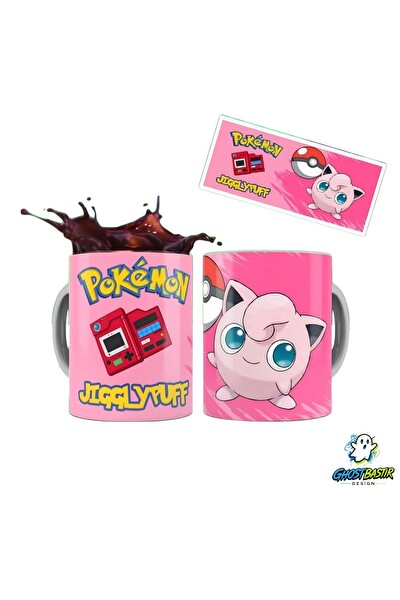 Ghostbastır Design Pokemon Jigglypuff Kupa Bardak - 1 Adet K0663