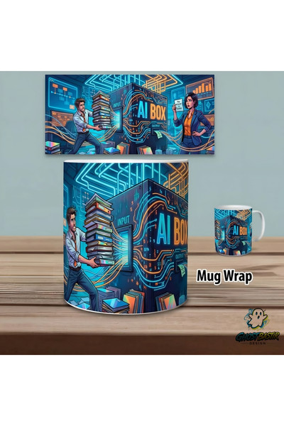 Ghostbastır Design Al Box Kupa Bardak - 1 Adet K0501