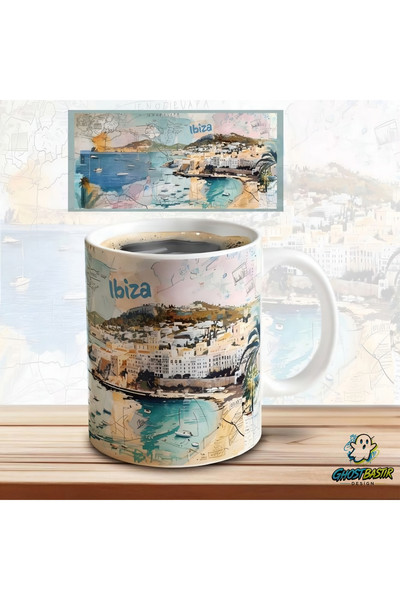 Ghostbastır Design Ibiza Kupa Bardak - 1 Adet K0574