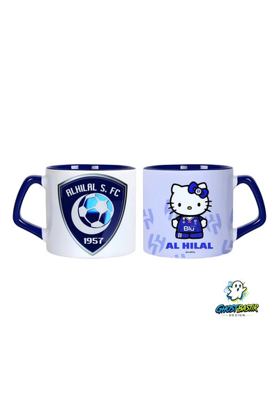 Ghostbastır Design Al Hilal Hello Kitty Kupa Bardak - 1 Adet 0953