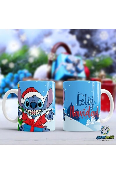 Ghostbastır Design Stitch Noel | Yılbaşı Kupa Bardak - 1 Adet K0692