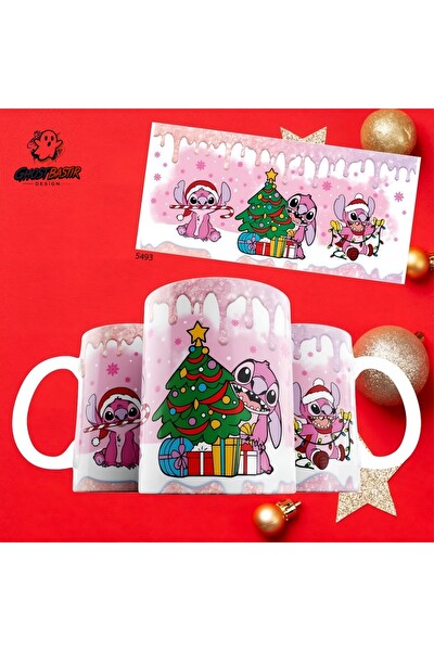 Ghostbastır Design Angel Noel | Yılbaşı Kupa Bardak - 1 Adet K0505