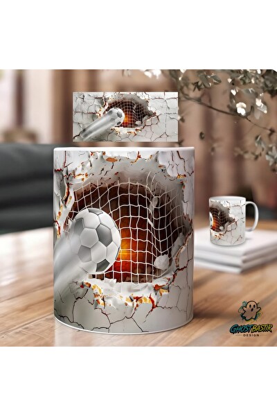 Ghostbastır Design 3D Gol Kupa Bardak - 1 Adet K0500