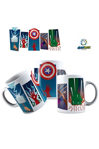 Ghostbastır Design Avengers Kupa Bardak - 1 Adet K0155