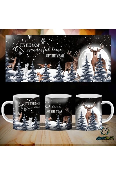 Ghostbastır Design Noel | Yılbaşı Kupa Bardak - 1 Adet K0624