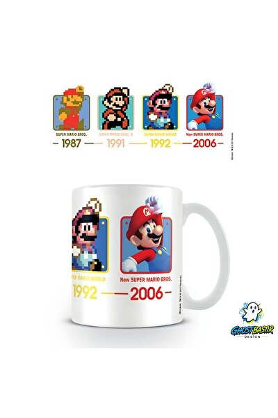 Ghostbastır Design Super Mario Kupa Bardak - 1 Adet K0696
