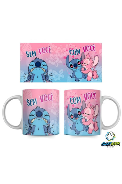Ghostbastır Design Stitch ve Angel Kupa Bardak - 1 Adet K0694