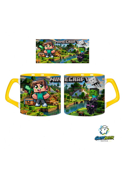 Ghostbastır Design Minecraft Kupa Bardak - 1 Adet 1038