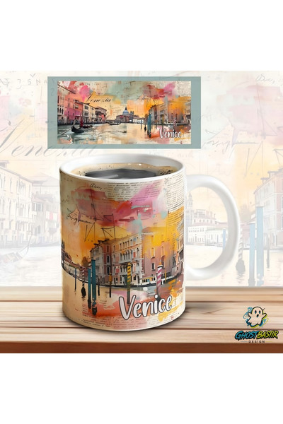 Ghostbastır Design Venice Kupa Bardak - 1 Adet K06714