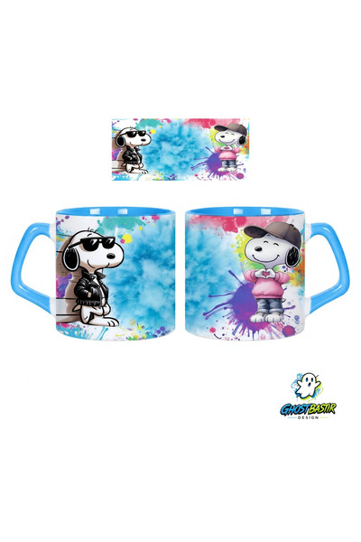 Ghostbastır Design Snoopy Kupa Bardak - 1 Adet 1068