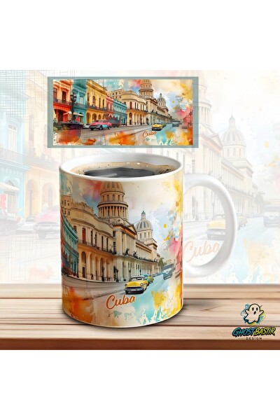 Ghostbastır Design Cuba Kupa Bardak - 1 Adet K0541
