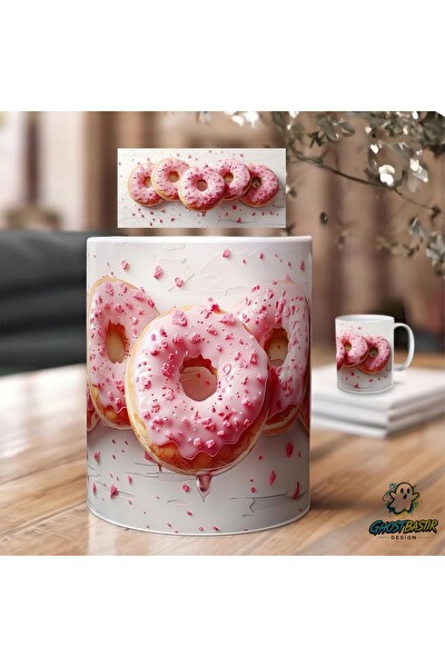 Ghostbastır Design Donut Kupa Bardak - 1 Adet K0551