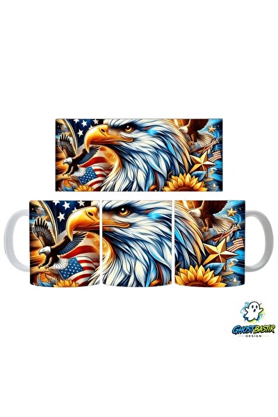 Ghostbastır Design Kartal Kupa Bardak - 1 Adet K0584