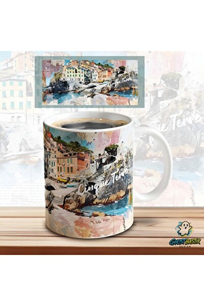 Ghostbastır Design Cinque Terre Kupa Bardak - 1 Adet K0537
