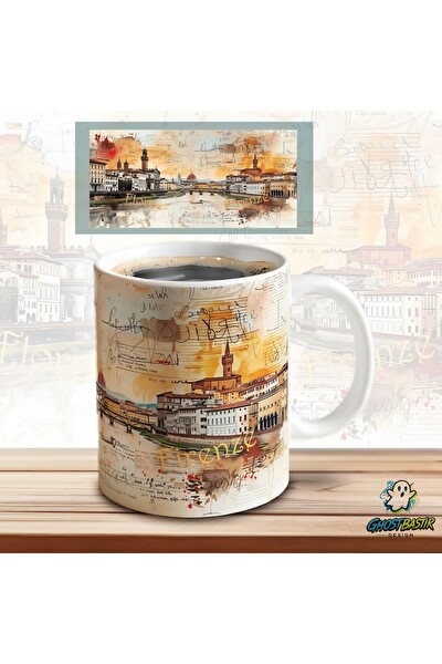 Ghostbastır Design Firenze Kupa Bardak - 1 Adet K0556