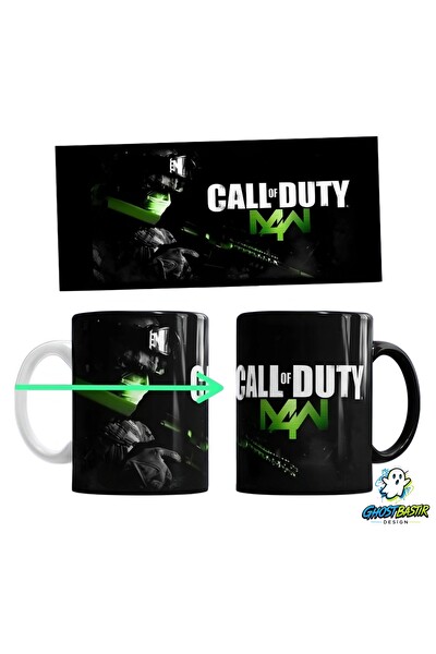 Ghostbastır Design Call Of Duty Kupa Bardak - 1 Adet K0532