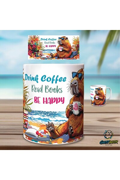 Ghostbastır Design Capybara Kupa Bardak - 1 Adet K0535
