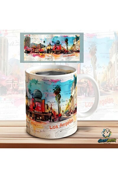 Ghostbastır Design Los Angeles Kupa Bardak - 1 Adet K0599