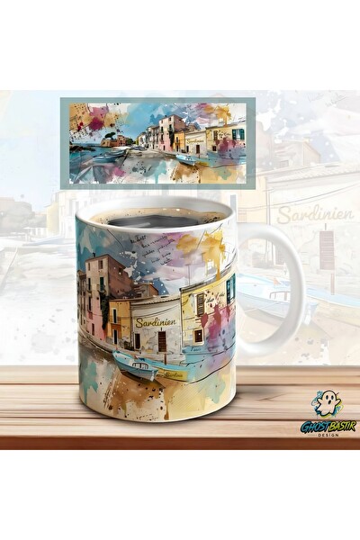 Ghostbastır Design Sardinien Kupa Bardak - 1 Adet K0669