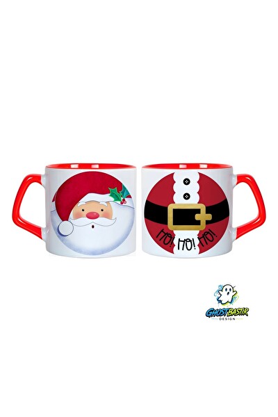 Ghostbastır Design Noel Baba | Yılbaşı Kupa Bardak - 1 Adet 1047