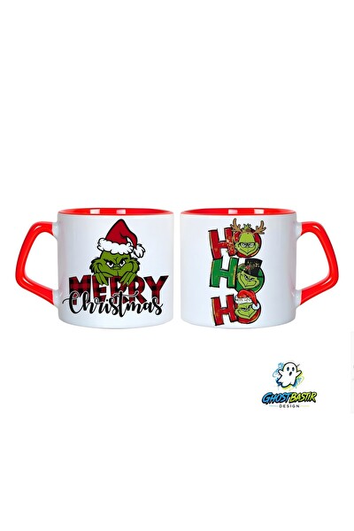 Ghostbastır Design Grinch Noel | Yılbaşı Kupa Bardak - 1 Adet 1002