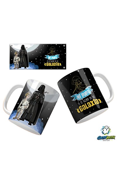 Ghostbastır Design Babalar Günü Star Wars Kupa Bardak - 1 Adet K0511