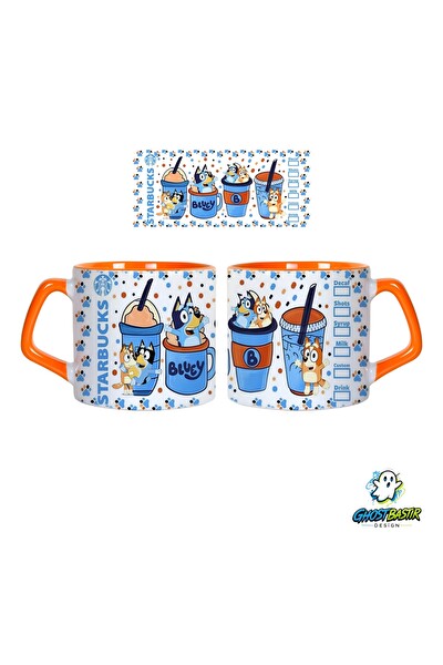 Ghostbastır Design Bluey Kupa Bardak - 1 Adet 0745