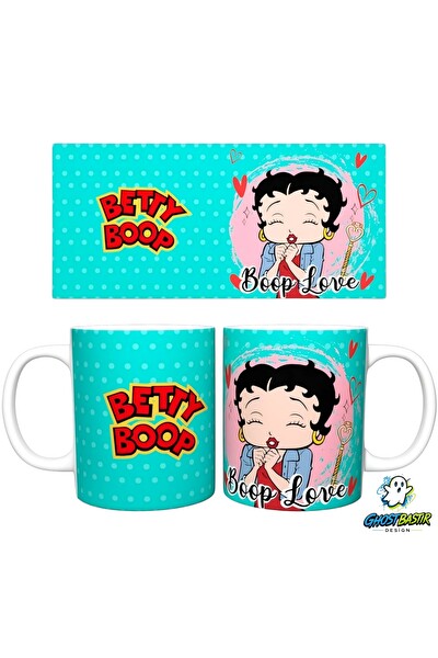 Ghostbastır Design Betty Boop Kupa Bardak - 1 Adet K0468
