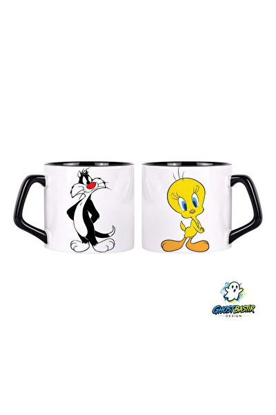 Ghostbastır Design Tweety ve Sylvestre Kupa Bardak - 1 Adet 0866