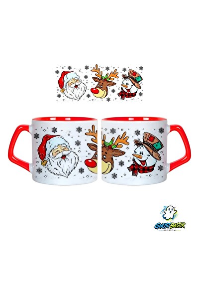 Ghostbastır Design Noel Baba | Yılbaşı Kupa Bardak - 1 Adet 1048