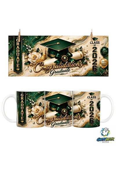 Ghostbastır Design Mezuniyet Kupa Bardak - 1 Adet K0307