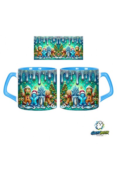 Ghostbastır Design Tarçınlı Kurabiye Noel | Yılbaşı Kupa Bardak - 1 Adet 1085