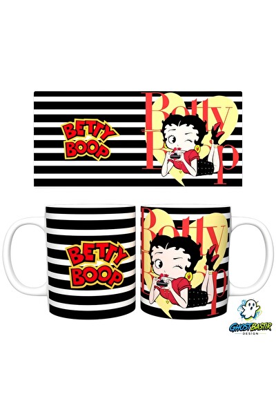 Ghostbastır Design Betty Boop Kupa Bardak - 1 Adet K0489