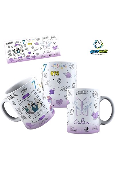 Ghostbastır Design Kişiye Özel BTS Kupa Bardak - 1 Adet K0479