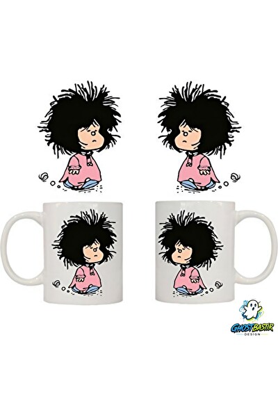 Ghostbastır Design Mafalda Kupa Bardak - 1 Adet K0486