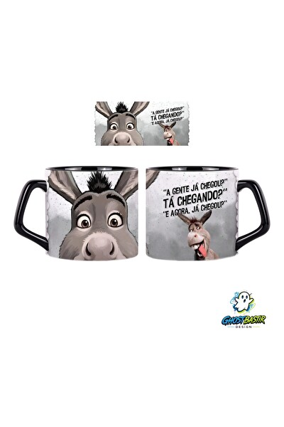 Ghostbastır Design Shrek Donkey Kupa Bardak - 1 Adet 0904