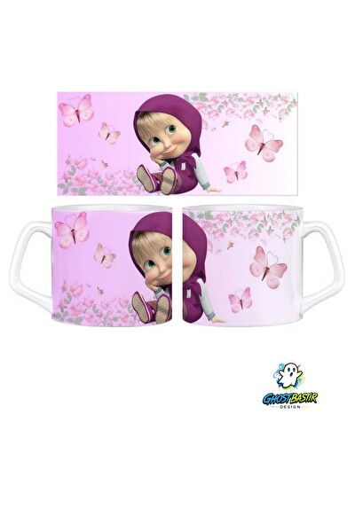 Ghostbastır Design Masha Kupa Bardak - 1 Adet 1020